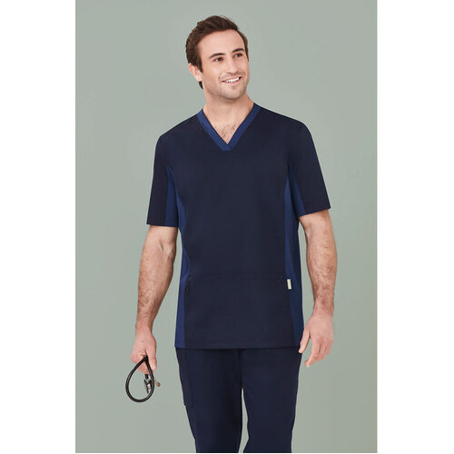 WORKWEAR, SAFETY & CORPORATE CLOTHING SPECIALISTS Riley Mens V-Neck Scrub Top