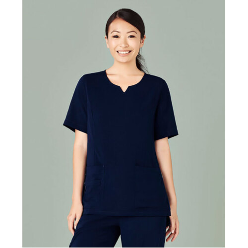 Cherokee WorkWear White Zip Front Nurse Uniform Dress-4501