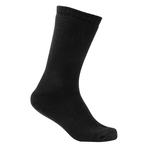 WORKWEAR, SAFETY & CORPORATE CLOTHING SPECIALISTS - SOCKS BAMBOO BLACK MENS  / WOMENS (MOQ 5)