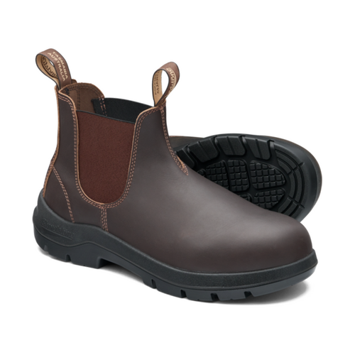 WORKWEAR, SAFETY & CORPORATE CLOTHING SPECIALISTS - Blundstone 710 WorkLife Chesnut Leather Elastic Side Boot