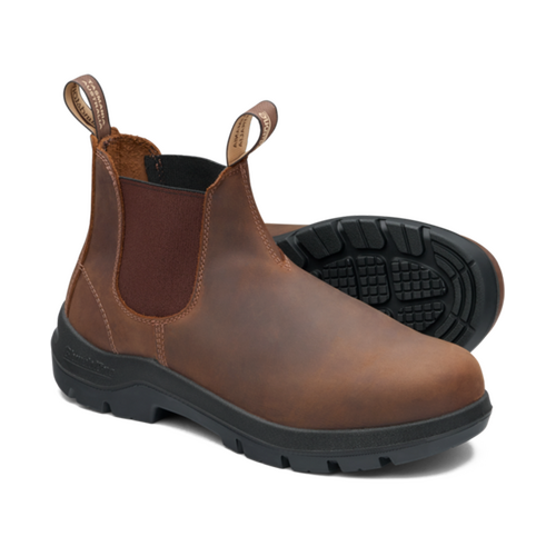 WORKWEAR, SAFETY & CORPORATE CLOTHING SPECIALISTS Blundstone 720 WorkLife Teak Leather Elastic Side Boot
