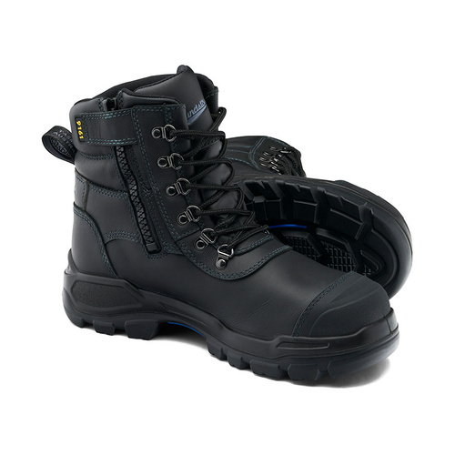 WORKWEAR, SAFETY & CORPORATE CLOTHING SPECIALISTS RotoFlex Black 150mm Chemical Resistant Zip Sided Safety Boot