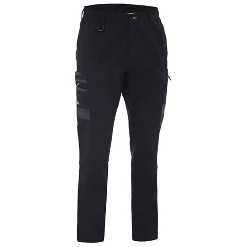 WORKWEAR, SAFETY & CORPORATE CLOTHING SPECIALISTS - Mens Flx & Move Stretch Canvas Elastic Waist Cargo Pants