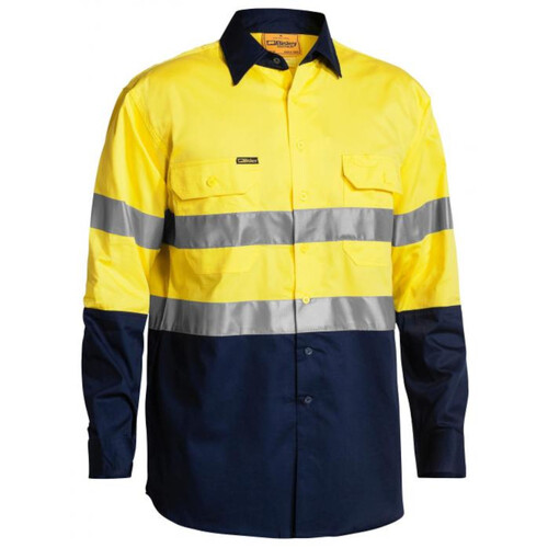 WORKWEAR, SAFETY & CORPORATE CLOTHING SPECIALISTS - 3M TAPED COOL LIGHTWEIGHT HI VIS SHIRT - LONG SLEEVE