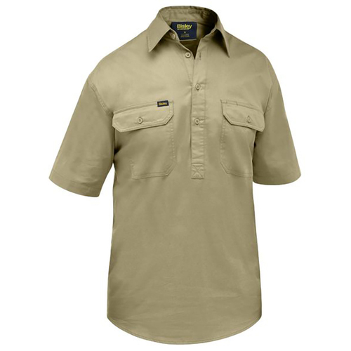 WORKWEAR, SAFETY & CORPORATE CLOTHING SPECIALISTS - Mens Closed Front Cool Lightweight Shirt