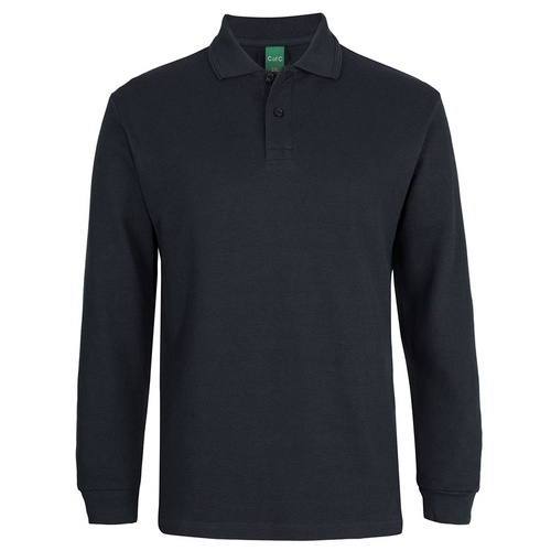 WORKWEAR, SAFETY & CORPORATE CLOTHING SPECIALISTS - C of C L/S 320G POPCORN COTTON POLO