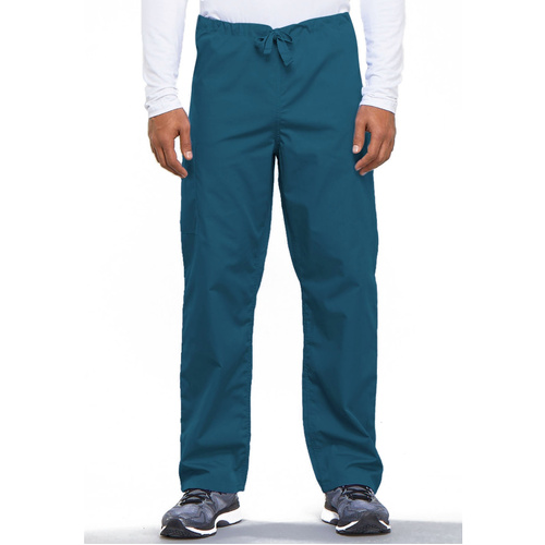 WORKWEAR, SAFETY & CORPORATE CLOTHING SPECIALISTS Unisex Drawstring Cargo Scrub Pant - Caribbean Blue - 2XS