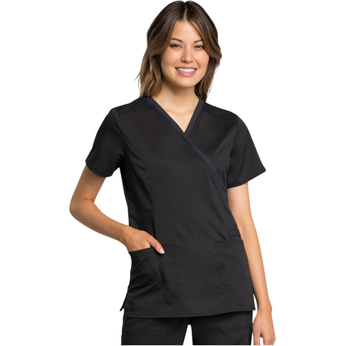WORKWEAR, SAFETY & CORPORATE CLOTHING SPECIALISTS - MOCK WRAP TOP
