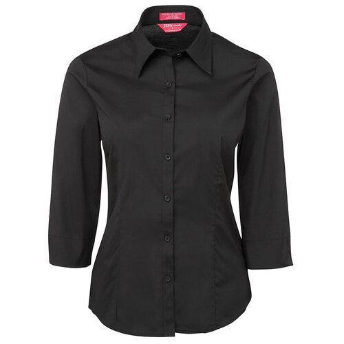 WORKWEAR, SAFETY & CORPORATE CLOTHING SPECIALISTS - JB's LADIES URBAN 3/4 POPLIN SHIRT