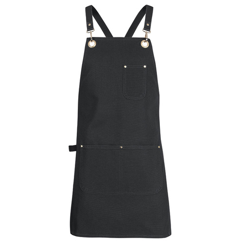 WORKWEAR, SAFETY & CORPORATE CLOTHING SPECIALISTS JB's 65x75 BRASS EYELET CANVAS APRON PU STRAP