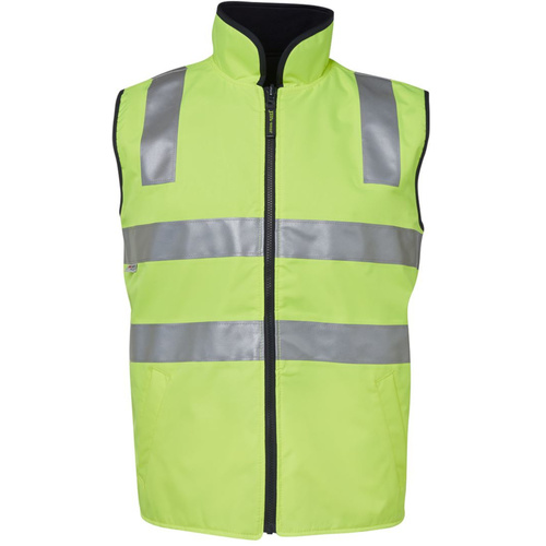 WORKWEAR, SAFETY & CORPORATE CLOTHING SPECIALISTS - JB's HI VIS 4602.1 (D+N) REVERSIBLE VEST