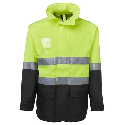 WORKWEAR, SAFETY & CORPORATE CLOTHING SPECIALISTS JB's HI VIS (D+N) LONG LINE JACKET