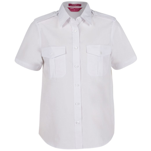 WORKWEAR, SAFETY & CORPORATE CLOTHING SPECIALISTS - JB's LADIES S/S EPAULETTE SHIRT