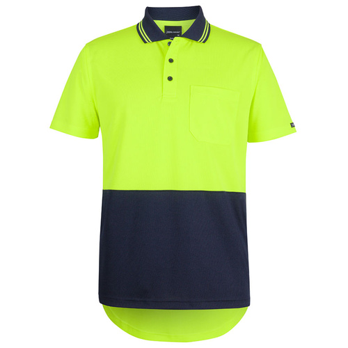 WORKWEAR, SAFETY & CORPORATE CLOTHING SPECIALISTS JB's HV S/S DROP TAIL POLO