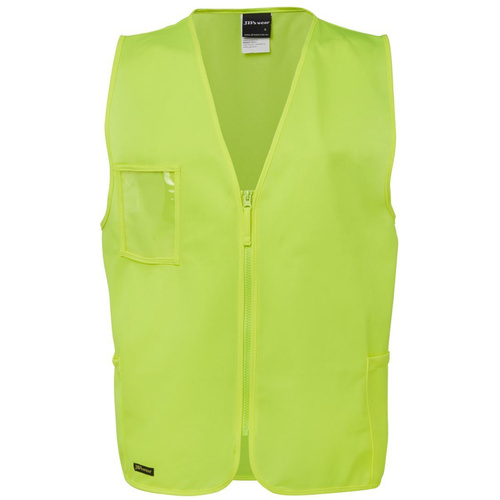 WORKWEAR, SAFETY & CORPORATE CLOTHING SPECIALISTS JB's HI VIS ZIP SAFETY VEST