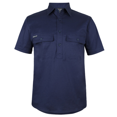 WORKWEAR, SAFETY & CORPORATE CLOTHING SPECIALISTS JB's S/S 150G STRETCH CLOSE FRONT WORK SHIRT