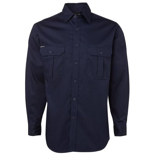 WORKWEAR, SAFETY & CORPORATE CLOTHING SPECIALISTS JB's L/S 190G WORK SHIRT