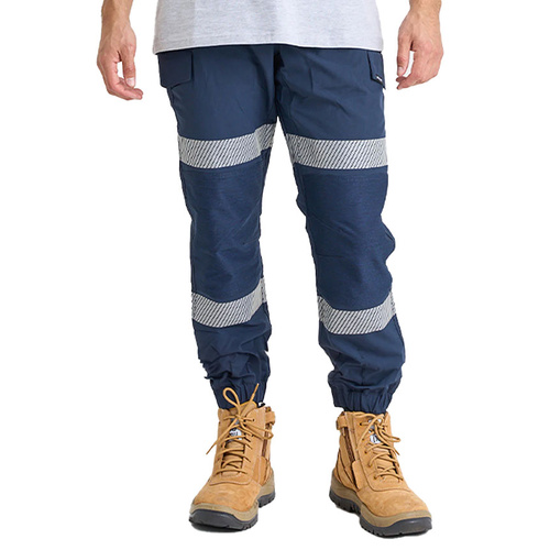 WORKWEAR, SAFETY & CORPORATE CLOTHING SPECIALISTS JET-LITE HYBRID TAPED ELASTIC WAIST CUFF PANT