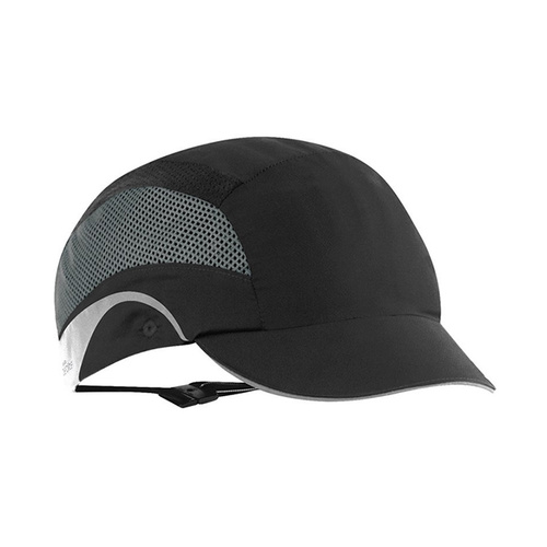 WORKWEAR, SAFETY & CORPORATE CLOTHING SPECIALISTS - HARDCAP AEROLITE SHORT PEAK BLACK