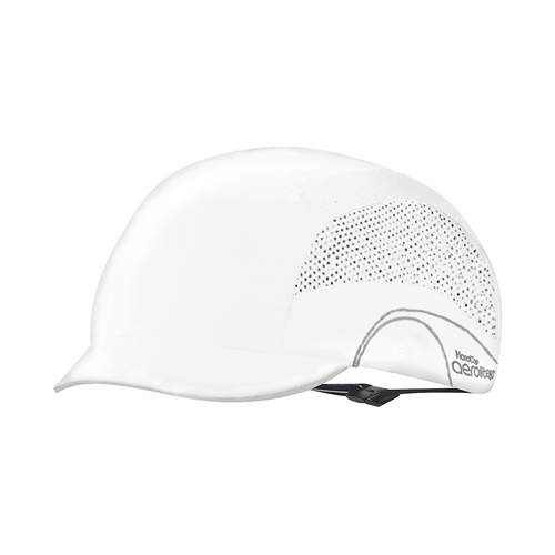 WORKWEAR, SAFETY & CORPORATE CLOTHING SPECIALISTS - HARDCAP AEROLITE  60  2.5CM PEAK WHITE