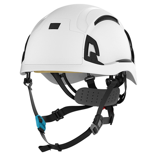 WORKWEAR, SAFETY & CORPORATE CLOTHING SPECIALISTS - EVO ALTA SKYWORKER VENTED HELMET WITH WHEEL RATCHET WHITE