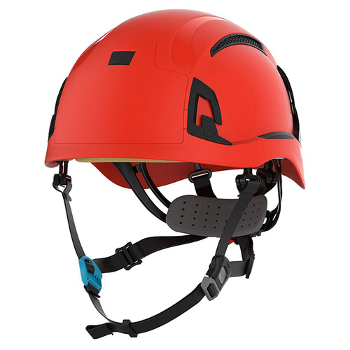 WORKWEAR, SAFETY & CORPORATE CLOTHING SPECIALISTS - EVO ALTA SKYWORKER VENTED HELMET WITH WHEEL RATCHET ORANGE