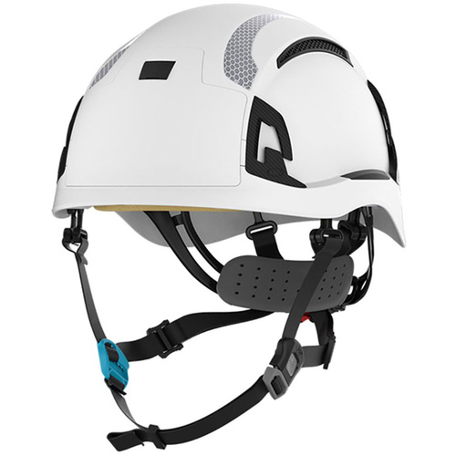 WORKWEAR, SAFETY & CORPORATE CLOTHING SPECIALISTS - EVO ALTA Skyworker Vented Safety Helmet with CR2 Reflective Kit - White