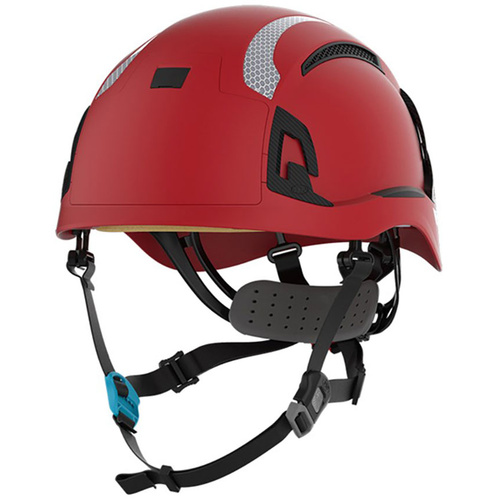 WORKWEAR, SAFETY & CORPORATE CLOTHING SPECIALISTS - EVO ALTA Skyworker Vented Safety Helmet with CR2 Reflective Kit - Red