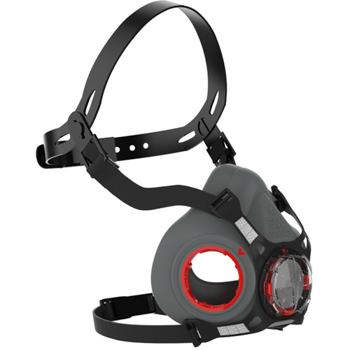 WORKWEAR, SAFETY & CORPORATE CLOTHING SPECIALISTS - FORCE TYPHOON 8 HALF MASK RESPIRATOR ONLY - SHORT WIDE