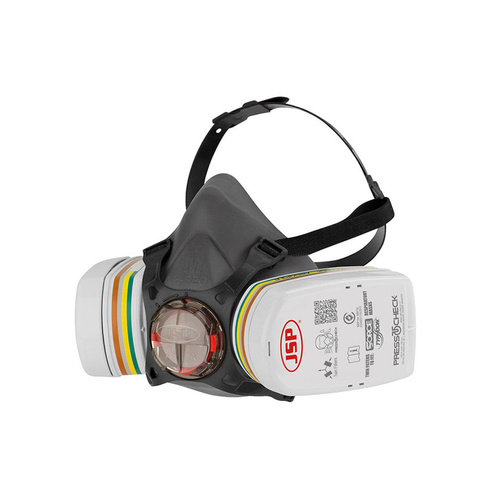 WORKWEAR, SAFETY & CORPORATE CLOTHING SPECIALISTS - Force Typhoon 8 Half Mask Respirator Pack with ABEK1P2 filters