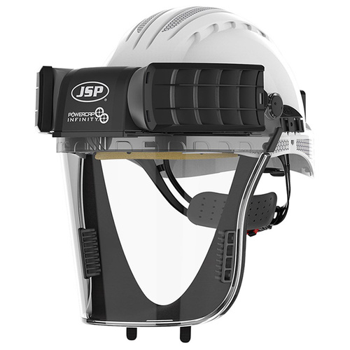 WORKWEAR, SAFETY & CORPORATE CLOTHING SPECIALISTS - POWERCAP INFINITY PAPR RESPIRATOR WITH WHITE HELMET