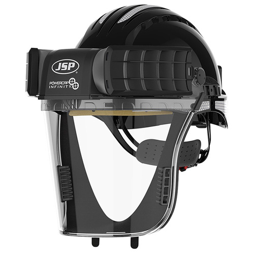 WORKWEAR, SAFETY & CORPORATE CLOTHING SPECIALISTS - POWERCAP INFINITY PAPR RESPIRATOR WITH BLACK HELMET