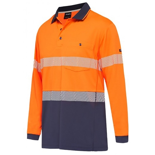 WORKWEAR, SAFETY & CORPORATE CLOTHING SPECIALISTS Workcool - Hyperfreeze Spliced Taped Polo L/S