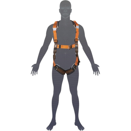 WORKWEAR, SAFETY & CORPORATE CLOTHING SPECIALISTS - Elite Riggers Harness- Maxi (XL-2XL) cw Harness Bag (NBHAR)
