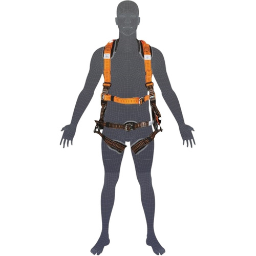 WORKWEAR, SAFETY & CORPORATE CLOTHING SPECIALISTS Elite Multi-Purpose Harness - Maxi (XL-2XL) cw Harness Bag (NBHAR)