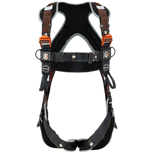 WORKWEAR, SAFETY & CORPORATE CLOTHING SPECIALISTS - LINQ PREMIUM FALL-ARREST  GT HARNESS MULTI PURPOSE M-XL  C/W GT ZIP SPORTS BAG