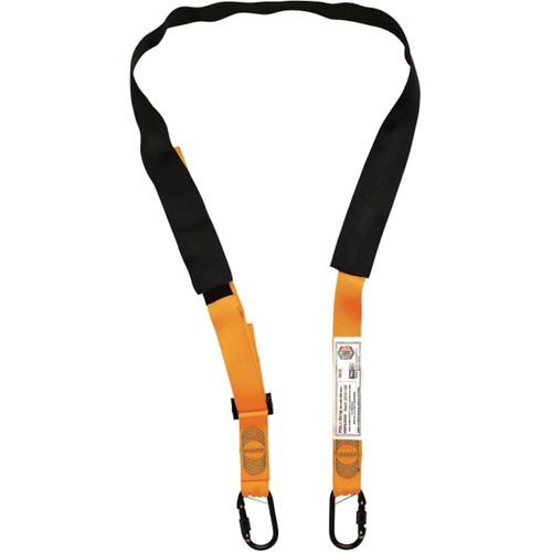 WORKWEAR, SAFETY & CORPORATE CLOTHING SPECIALISTS - Pole Strap 2M Double Action Karabiner