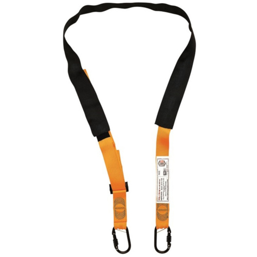 WORKWEAR, SAFETY & CORPORATE CLOTHING SPECIALISTS Pole Strap 2M Double Action Karabiner