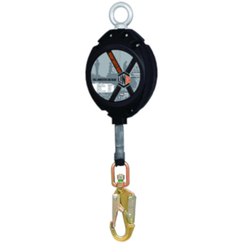 WORKWEAR, SAFETY & CORPORATE CLOTHING SPECIALISTS - Self Retractable LOQ-BLOQ Webbing Lanyard 6M