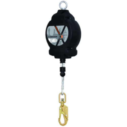 WORKWEAR, SAFETY & CORPORATE CLOTHING SPECIALISTS - Self Retracting 15M Wire Rope LOQ-BLOQ