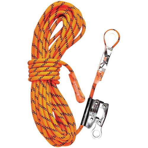 WORKWEAR, SAFETY & CORPORATE CLOTHING SPECIALISTS Kernmantle Rope with Thimble Eye & Rope Grab 40M