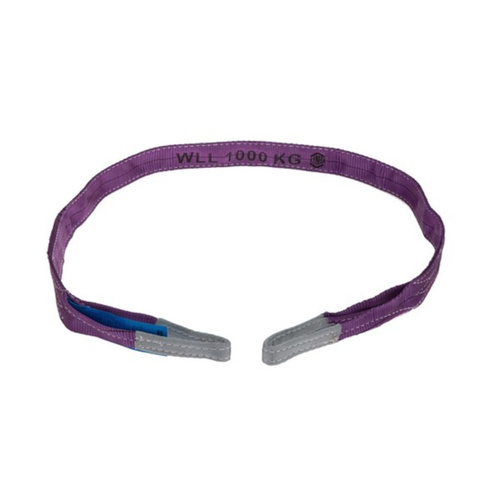 WORKWEAR, SAFETY & CORPORATE CLOTHING SPECIALISTS - Sling Flat 8:1 WLL Polyester 1T 1.0m