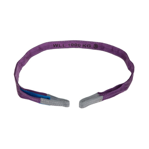 WORKWEAR, SAFETY & CORPORATE CLOTHING SPECIALISTS Sling Flat 8:1 WLL Polyester 1T 2.0m
