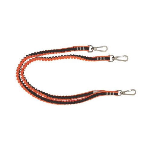WORKWEAR, SAFETY & CORPORATE CLOTHING SPECIALISTS Twin Tail Tool Lanyard With 3 X Swivel Snap Hooks