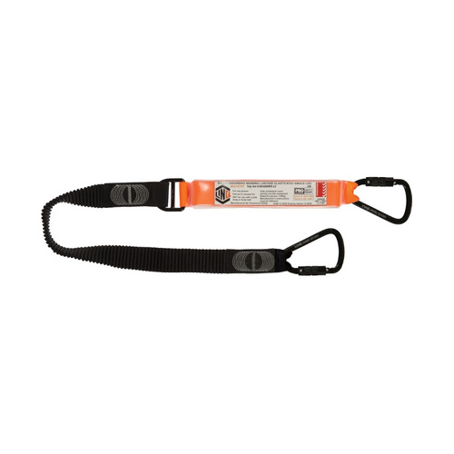 WORKWEAR, SAFETY & CORPORATE CLOTHING SPECIALISTS Elite Single Leg Elasticated Lanyard with Hardware KT X2