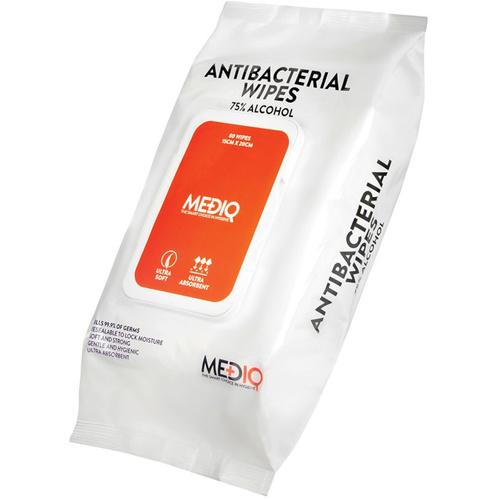WORKWEAR, SAFETY & CORPORATE CLOTHING SPECIALISTS - MEDIQ ANTIBACTERIAL WIPES