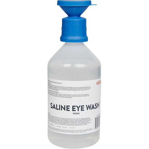 WORKWEAR, SAFETY & CORPORATE CLOTHING SPECIALISTS - EYEWASH SALINE SOLUTION 500ML