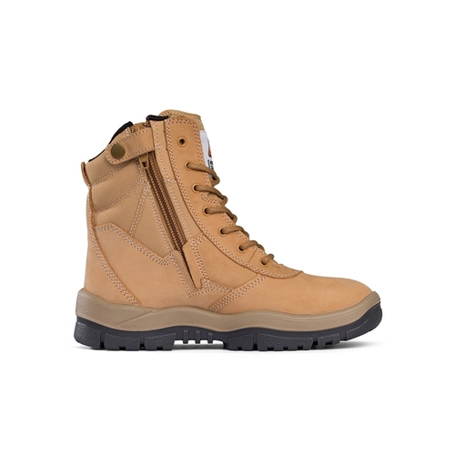 WORKWEAR, SAFETY & CORPORATE CLOTHING SPECIALISTS - Wheat High Leg ZipSider Boot