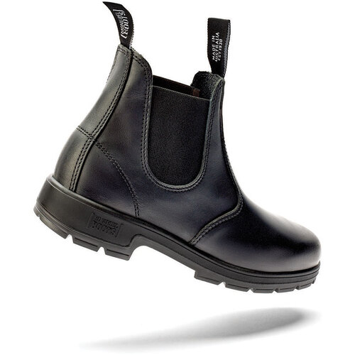 WORKWEAR, SAFETY & CORPORATE CLOTHING SPECIALISTS - Black K9 Elastic Sided Boot