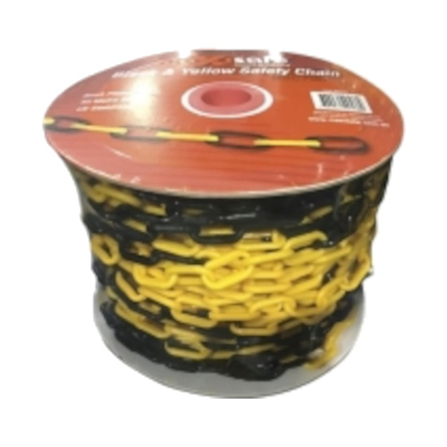 WORKWEAR, SAFETY & CORPORATE CLOTHING SPECIALISTS 6mm Yellow & Black Safety Chain